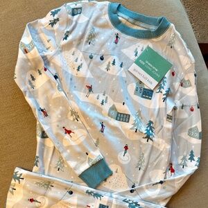 Garnet Hill NWT slim fit Youth Pajamas: organic cotton